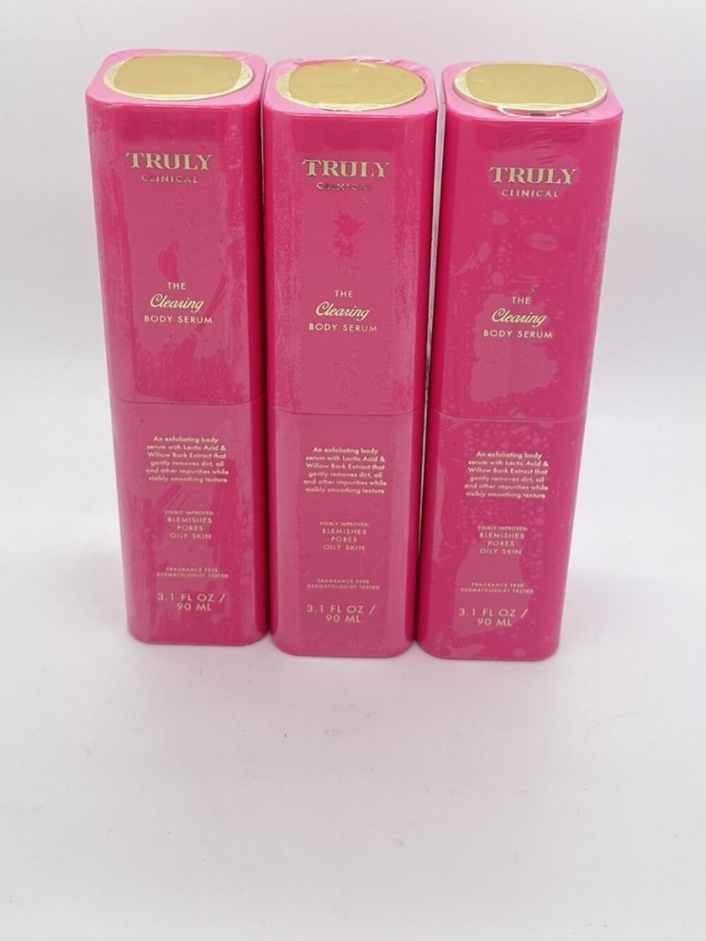 TRULY The Clearing Body Serum - Lot of 3